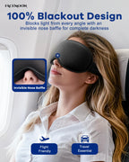 Demonstration of cold therapy with Facemoon gel eye mask insert