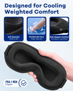 Close up of soft skin-friendly fabric on Facemoon eye mask