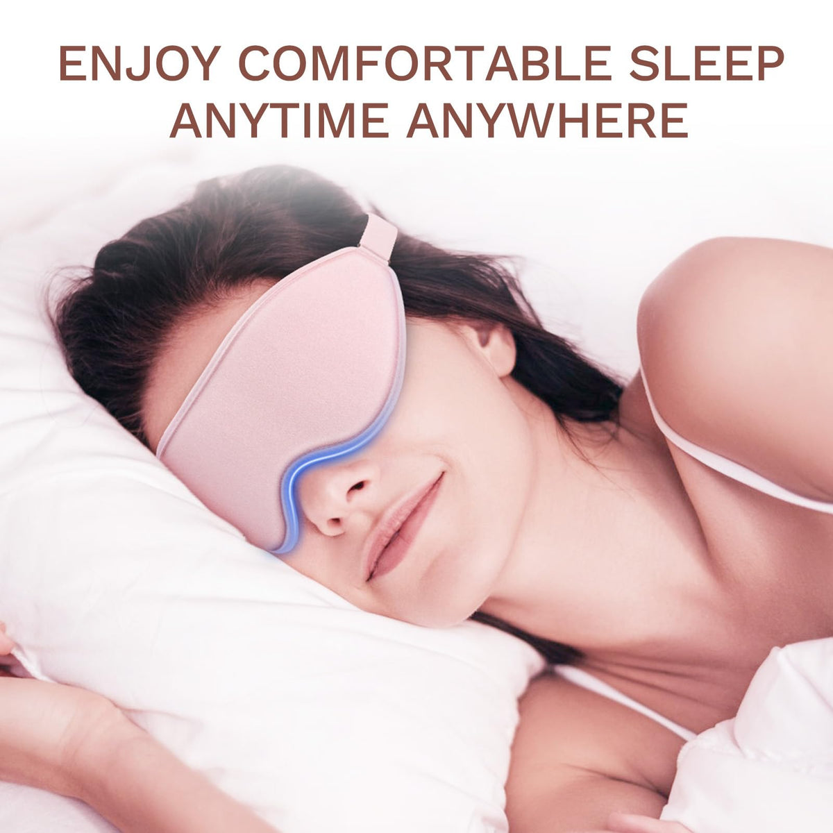 FlyCoco comfortable sleep mask for eyelash extension safety