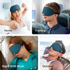 LitBear light blocking sleep mask for travel and nap use