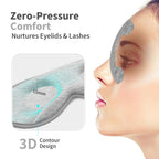 Two pack 3D sleep masks in black color