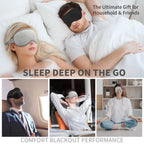 Travel essentials set of 3D blackout masks