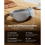 Foldable design of Bob and Brad EyeOasis 2 for portability