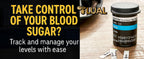 Close up view of the wide dispensing edge on the Platinum blood sugar test strip.
