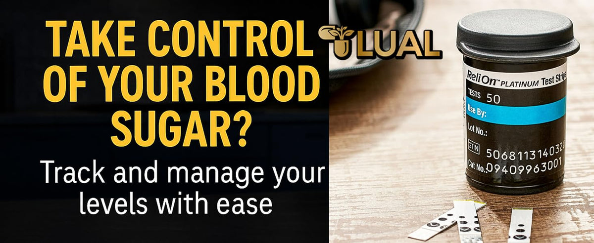Close up view of the wide dispensing edge on the Platinum blood sugar test strip.