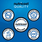 Nutricost chocolate flavored muscle building formula ingredients listing