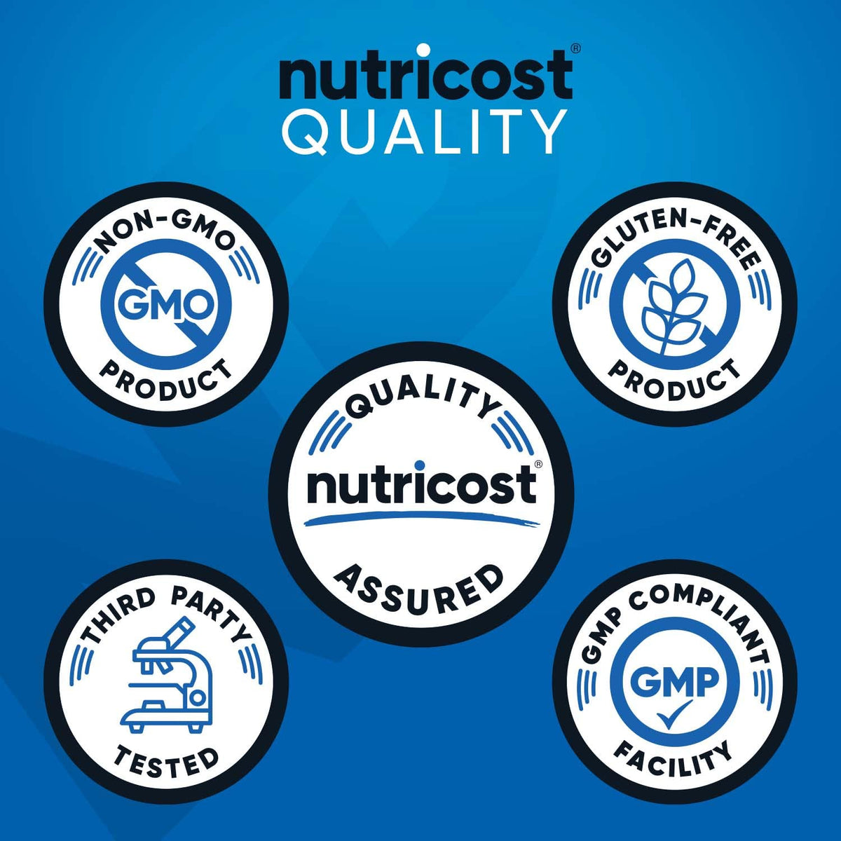 Nutricost chocolate flavored muscle building formula ingredients listing