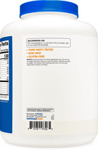 Side view of Nutricost imported health supplement packaging with non-GMO and hormone free assurances.
