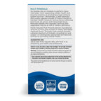 Top down perspective of Nordic Naturals Multi Minerals bottle illustrating authentic imported wellness product from the United States