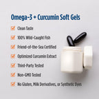 Nordic Naturals Omega Curcumin bottle side view