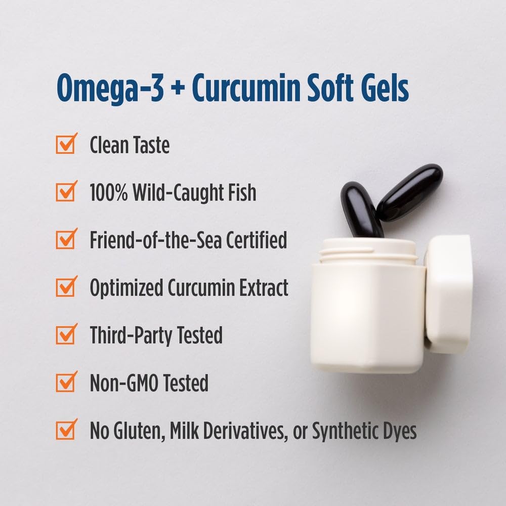 Nordic Naturals Omega Curcumin bottle side view