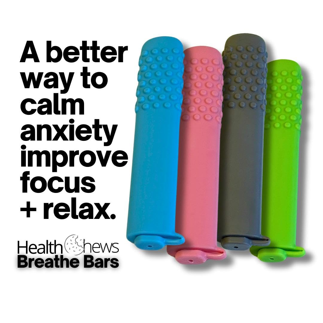Health Chews smokeless breath stick close-up highlighting the durable FDA food-grade silicone construction.