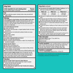 Habitrol nicotine replacement therapy gum box back clear warning text