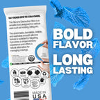 Washable food-grade silicone focus puffer used as a healthy alternative for overcoming nicotine habits
