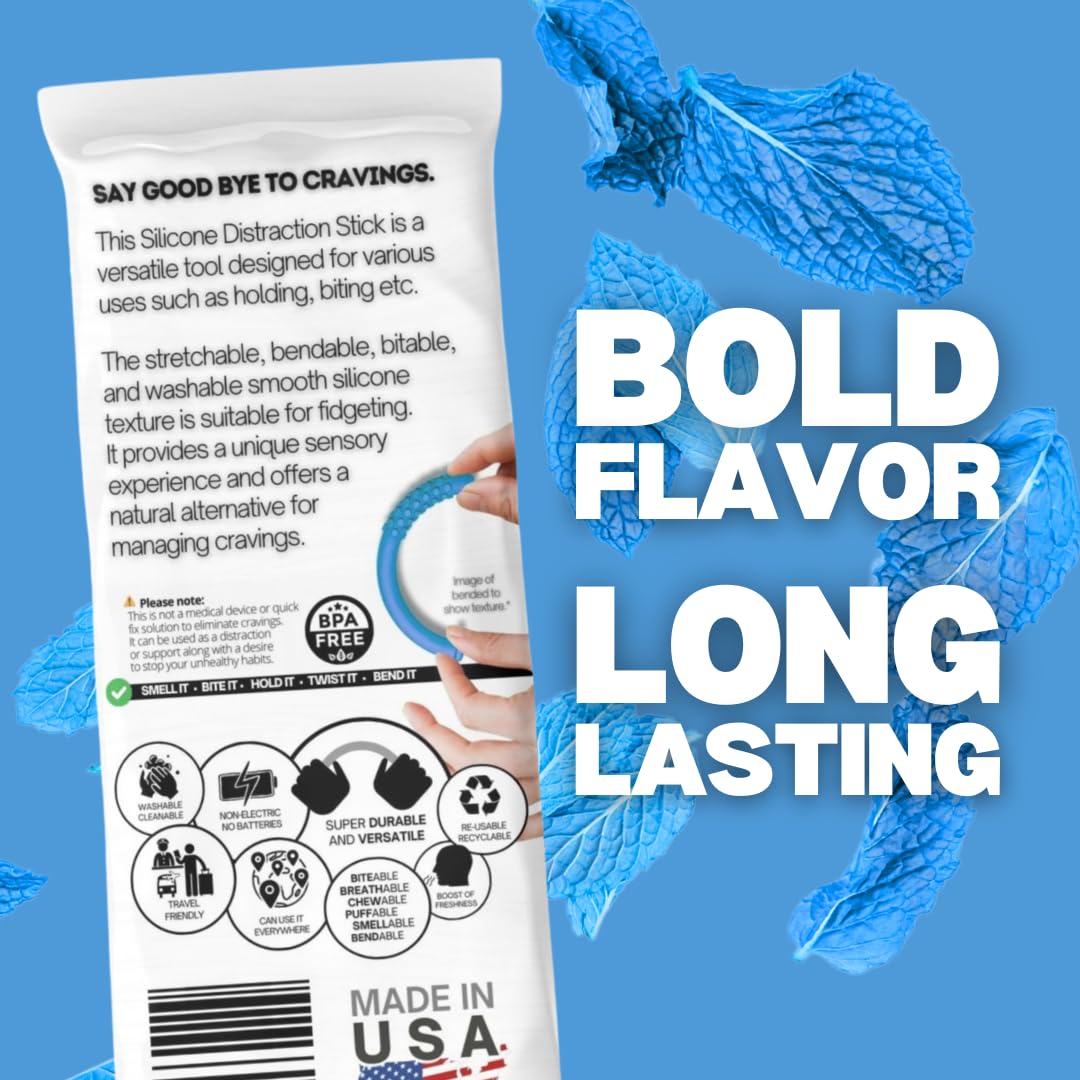 Washable food-grade silicone focus puffer used as a healthy alternative for overcoming nicotine habits