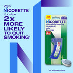 Imported Nicorette smoking cessation mini lozenges pocket size dispenser