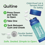 Quitine Nicotine Replacement Therapy 120 count box showing multi-pack supply side profile