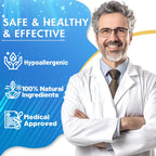 Skin-toned water-resistant RBUGR nicotine patch applied discreetly to an upper arm.