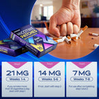 Oneoo transdermal system patch back labeling indicating twenty-one milligram strength specifications