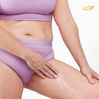 Gynecologist approved women personal care balm tube back view