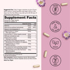 Winged Wellness Hot Momma supplement bottle showcasing vegan and gluten free labels