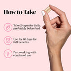 Premium imported USA menopause relief capsules for night sweats and hot flashes