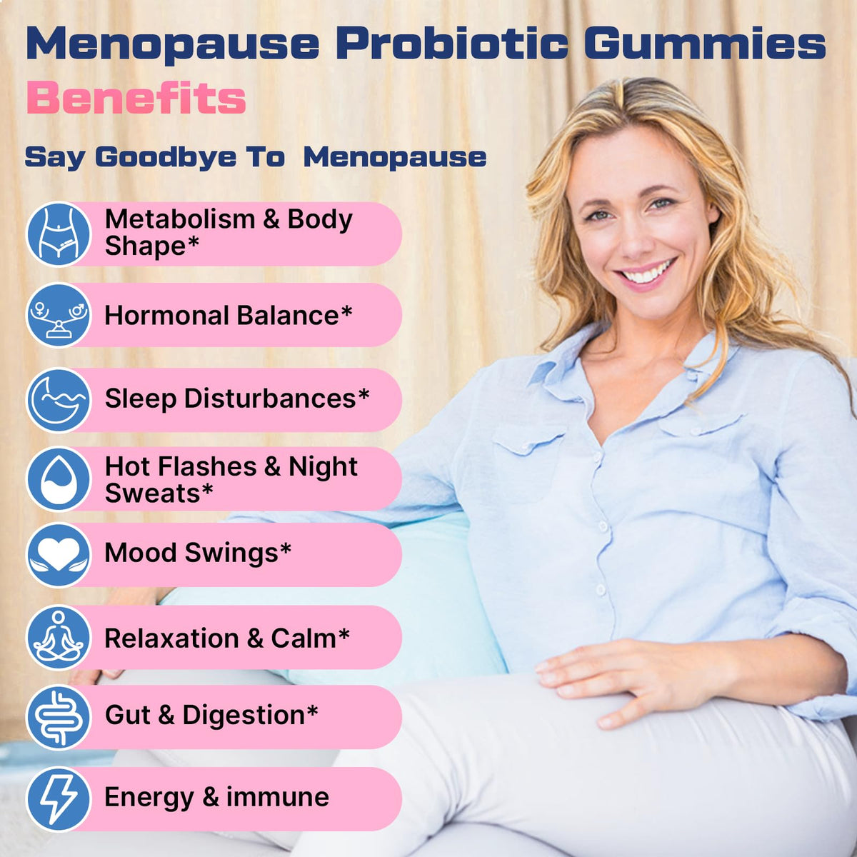 Biegeos black cohosh and ashwagandha menopause supplement for hot flashes.