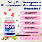Side view of Biegeos menopause supplement packaging listing herbal ingredients.