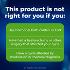 Full contents of the Clearblue menopause stage indicator five count box