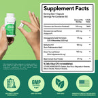 Authentic VoomVaya MenoSlim Advanced dietary supplement bottle standing upright