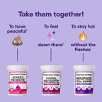 Physician's Choice daily 3-in-1 menopause probiotic supplement container for women's weight management and bloating relief