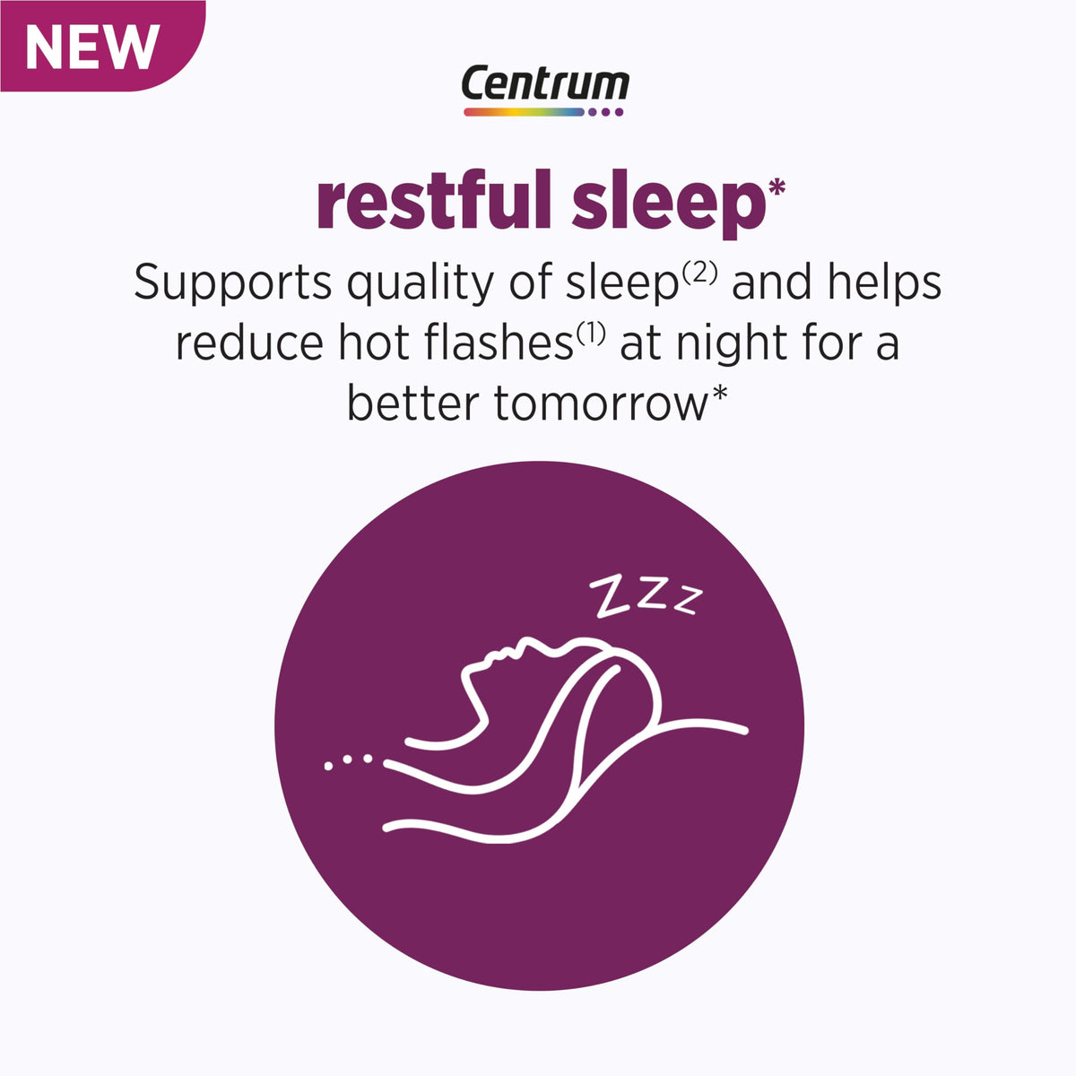 Centrum Menopause Support 28 count bottle side view