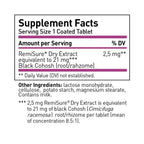 Two month supply box of Remifemin menopause relief containing one hundred twenty tablets.