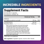 Dr. Berg Nutritionals DIM Estrogen Balance bottle displaying product directions and barcode.