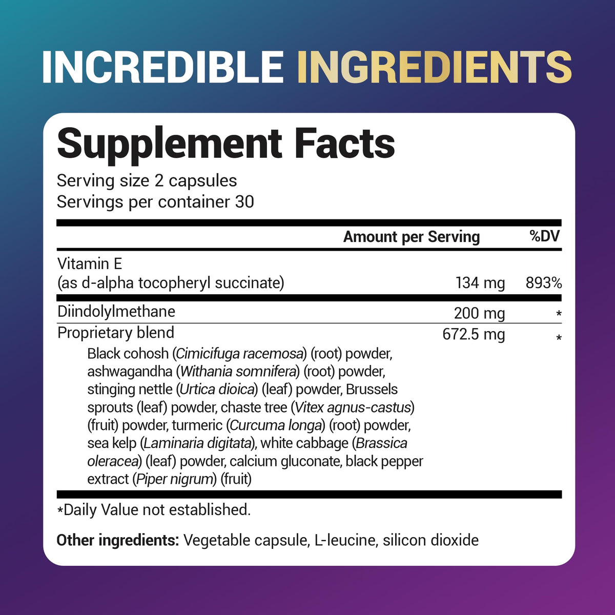 Dr. Berg Nutritionals DIM Estrogen Balance bottle displaying product directions and barcode.