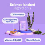 O Positiv MENO menopause relief capsules vegan formula label details