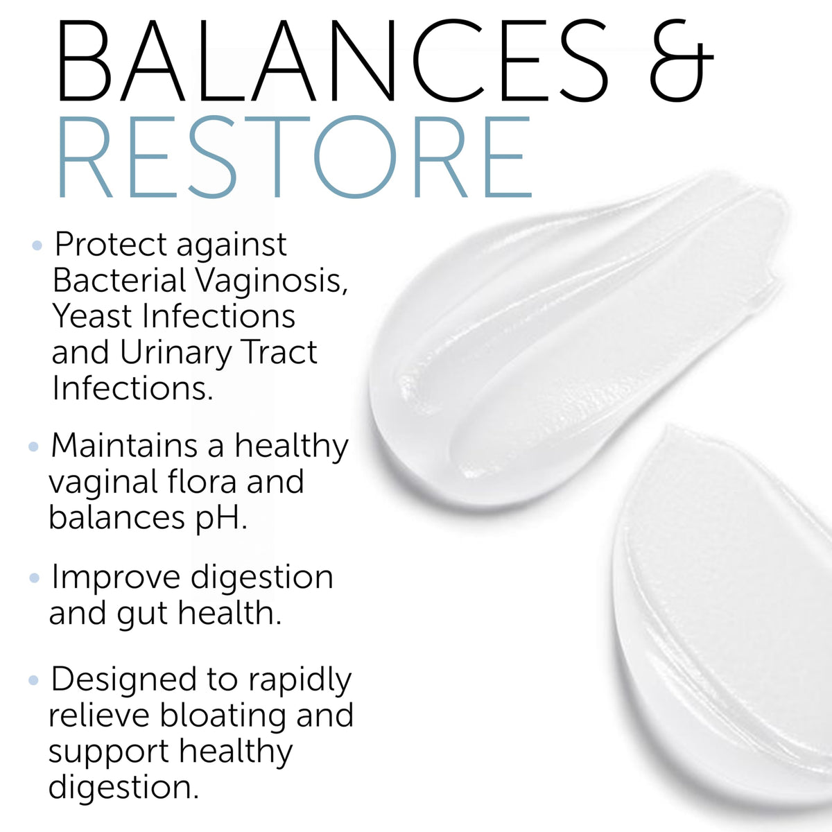 Clinical feminine care vaginal probiotic gel components