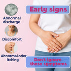 Diagram of the 3-in-1 vaginal infection test swab