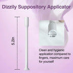 Side profile of Dizzily disposable suppository insertion tool
