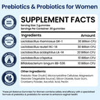 Terramed probiotic pineapple gummies supplement facts label