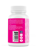 Close up of Safrel pure boric acid suppository bottle label