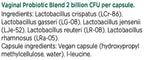 Vitanica V-Probiotics doctor formulated women's health supplement bottle
