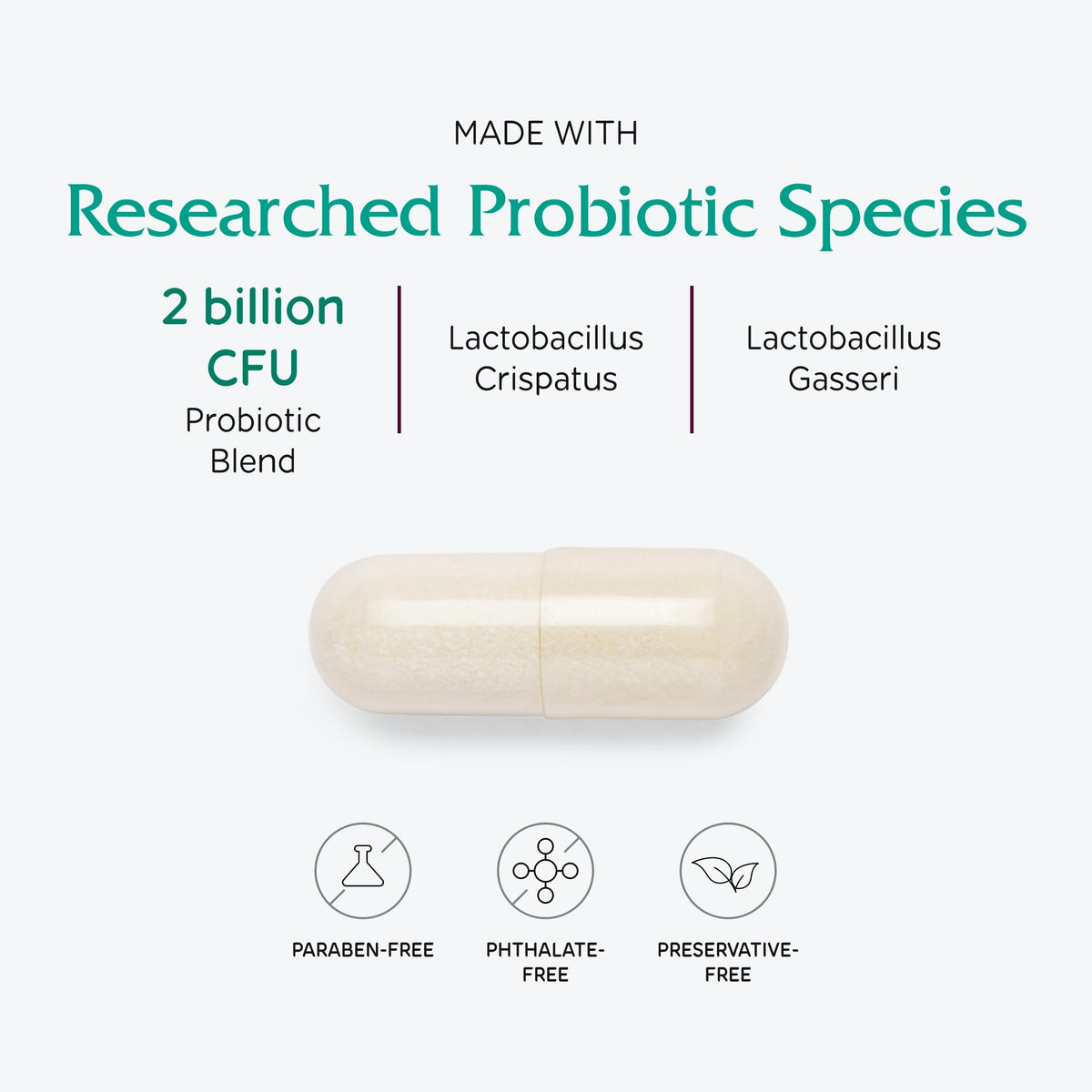 Authentic Vitanica V-Probiotics packaging for vaginal health