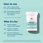 Uqora Promote vaginal health supplement box details