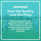 Nutricost feminine freshness support capsules showing physical bottle size proportions for daily intimate hygiene routines.