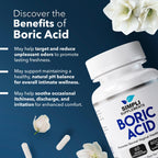 Authentic USA imported Simpli Supplements boric acid packaging