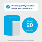 Side view of Vital Proteins grass fed collagen canister highlighting joint and bone health benefits