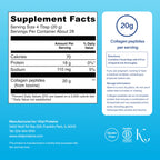 Authentic USA imported Vital Proteins packaging showing NSF Certified for Sport certification seal