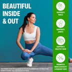 Orgain pasture raised collagen protein powder packaging highlights