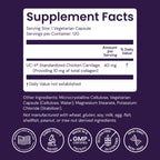 Bottle of Healthy Origins Type II Collagen 120 veggie capsules